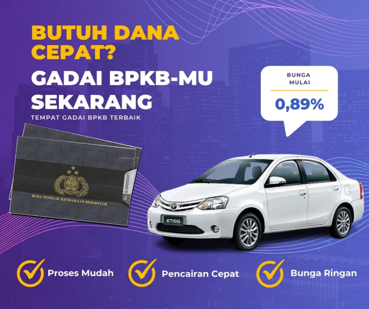 Kredit Jaminan Bpkb Mobil Toyota Etios Dapat Dana Berapa? Seperti Ini Simulasinya